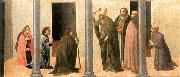 BARTOLOMEO DI GIOVANNI Predella: Consecration of the Church of the Innocents oil painting on canvas